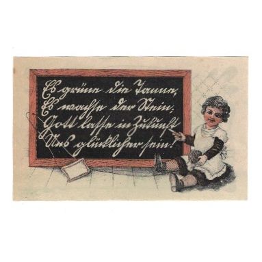 Billet, Allemagne, Lehesten Stadt, 25 Pfennig, personnage, undated (1920), SUP