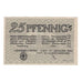 Banknote, Germany, Lügumkloster Bürgermeister, 25 Pfennig, personnage, 1920