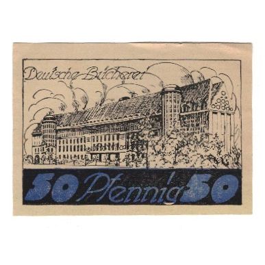 Banknote, Germany, Leipzig Notgeld-Ausstellung, 50 Pfennig, Batiment, 1921