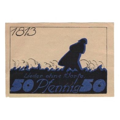 Banknote, Germany, Leipzig Notgeld-Ausstellung, 50 Pfennig, personnage, 1921