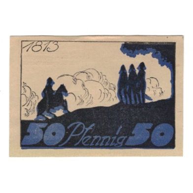 Banconote, Germania, Leipzig Notgeld-Ausstellung, 50 Pfennig, personnage 1