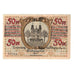 Banconote, Germania, Lindenberg i. Allgäu Stadt, 50 Pfennig, personnage, 1918