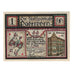 Billet, Allemagne, Paderborn Stadt, 1 Mark, personnage, 1921, 1921-11-10, SUP