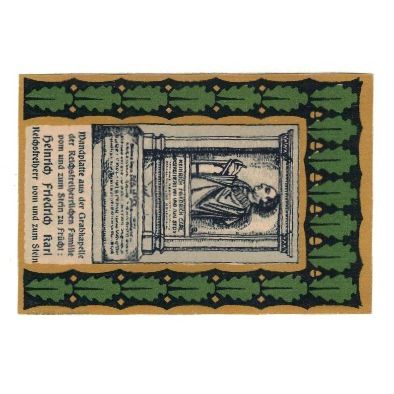 Banknote, Germany, Frücht bei Ems Gemeinde, 25 Pfennig, personnage, 1922
