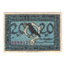 Geldschein, Deutschland, Merseburg Stadt, 20 Pfennig, personnage, 1921