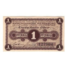Banknote, Germany, Merseburg, Leuna-Werke, 1 Pfennig, Texte, AU(55-58)