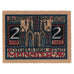 Banknote, Germany, Münster Stadt, 2 Mark, personnage 1, 1921, 1921-08-01