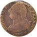 França, 2 Sols, 2 sols françois, 1793, Metz, Bronze, VF(20-25), Gadoury:25