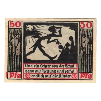 Banknote, Germany, Naumburg a.S. Stadt, 50 Pfennig, personnage 5, 1920