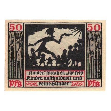 Billet, Allemagne, Naumburg a.S. Stadt, 50 Pfennig, personnage 6, 1920, TTB+