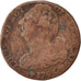 Frankrijk, 2 Sols, 2 sols français, 1793, Strasbourg, Bronzen, FR, Gadoury:24