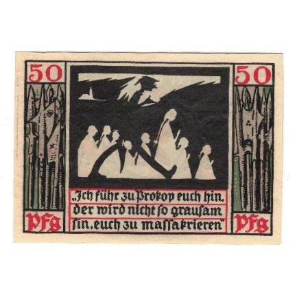 Banknote, Germany, Naumburg a.S. Stadt, 50 Pfennig, personnage 7, 1920