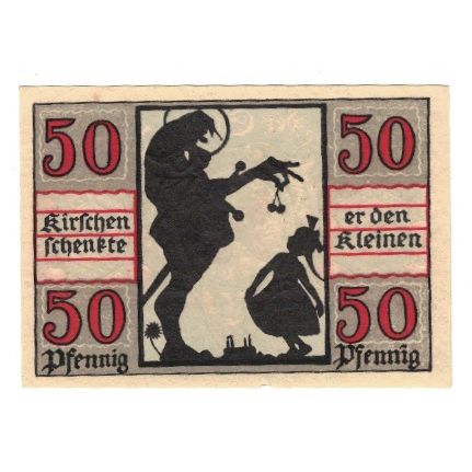 Banknote, Germany, Naumburg a.S. Stadt, 50 Pfennig, personnage 9, 1920