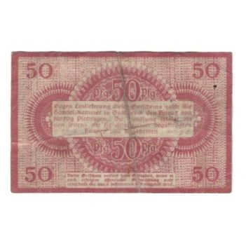 Banknote, Germany, Osnabrück Handelskammer, 50 Pfennig, Texte, 1917