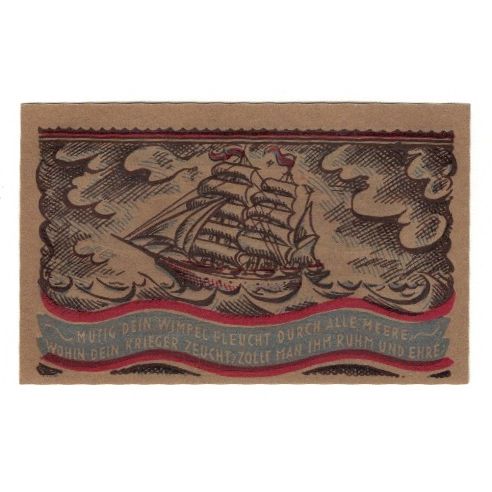 Banknote, Germany, Oldenburg i.O. Handelskammer, 50 Pfennig, bateau, 1921