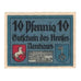 Billet, Allemagne, Neuhaus a. Oste Kreis, 10 Pfennig, personnage, 1922
