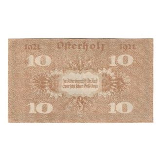 Banknote, Germany, Osterholz Amtssparkasse, 10 Pfennig, valeur faciale, 1921