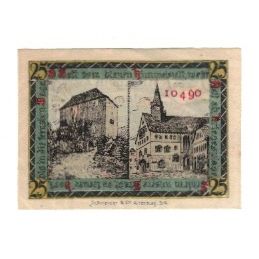 Banknote, Germany, Orlamunde Stadt, 25 Pfennig, Batiment, 1920, 1920-09-02
