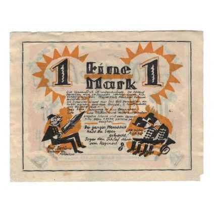 Banknote, Germany, Neuhaus (Wfl / NW) Julius v. Bastineller, Theaterdirektor, 1