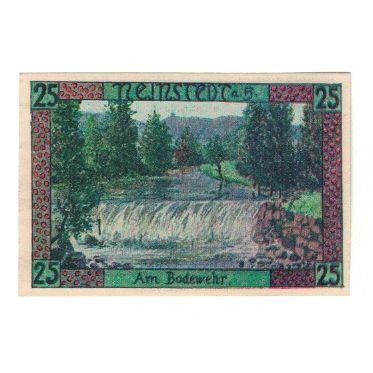 Banknote, Germany, Neinstedt a. Harz Gemeinde, 25 Pfennig, paysage, 1921