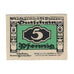 Geldschein, Deutschland, Plauen I.V. Stadt, 5 Pfennig, personnage, 1921