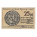 Banconote, Germania, Rietberg Stadt, 25 Pfennig, paysage, 1921, 1921-05-12