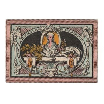 Banknote, Germany, Rheinsberg Stadt, 50 Pfennig, personnage, undated (1921)