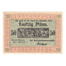 Banknote, Germany, Ruhla Stadte, 50 Pfennig, Vaches, 1922, AU(55-58)