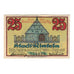 Banknote, Germany, Rinteln a.W. Stadt, 25 Pfennig, personnage, 1920, AU(55-58)