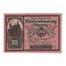 Banknote, Germany, Striegau Städtische Sparkasse, 25 Pfennig, paysage, 1920