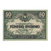 Banknote, Germany, Striegau Städtische Sparkasse, 50 Pfennig, Batiment, 1920