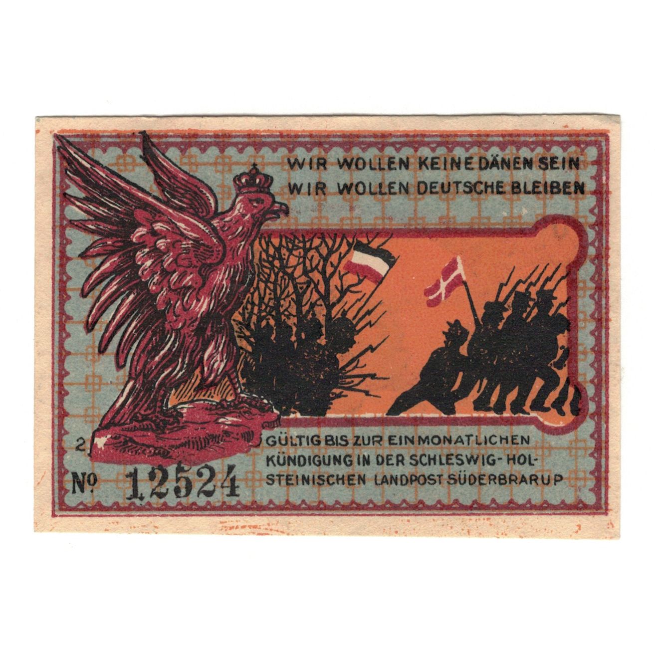 Banknote, Germany, Süderbrarup Gemeinde, 50 Pfennig, personnage 6, 1921