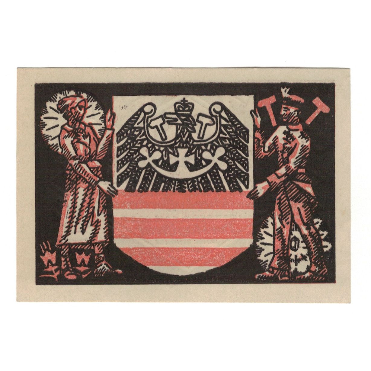 Billet, Allemagne, Silberberg Stadt, 25 Pfennig, personnage, 1920, 1920-08-01