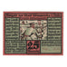 Banknote, Germany, Sömmerda Stadt, 25 Pfennig, Eglise, 1921, 1921-08-01