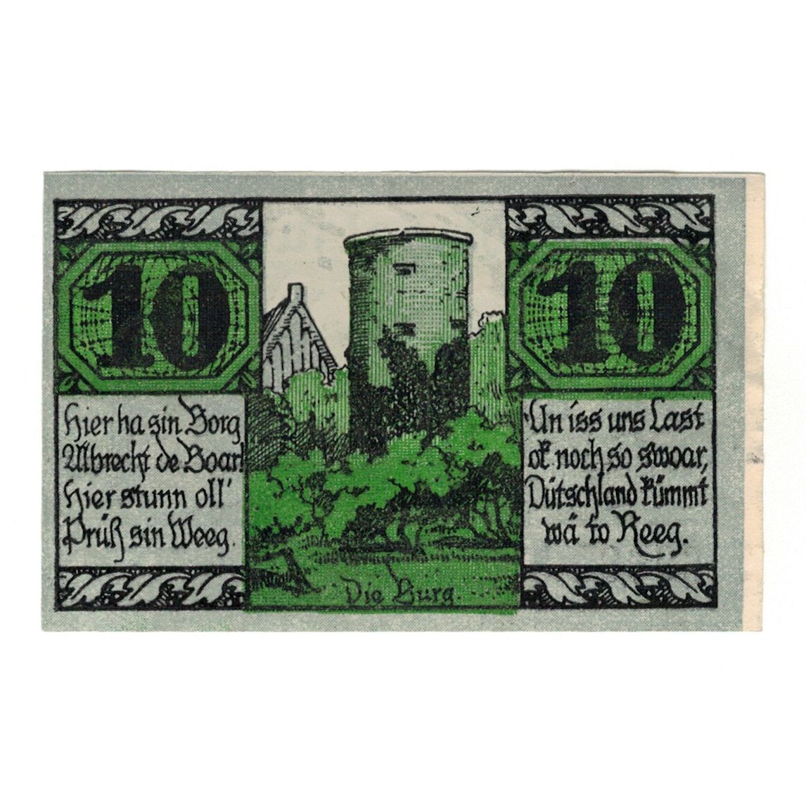 Banknote, Germany, Salzwedel Stadt, 10 Pfennig, tour, 1921, 1921-12-31