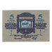 Banknote, Germany, Schönebeck und Gross-Salze, 5 Mark, Batiment, 1918