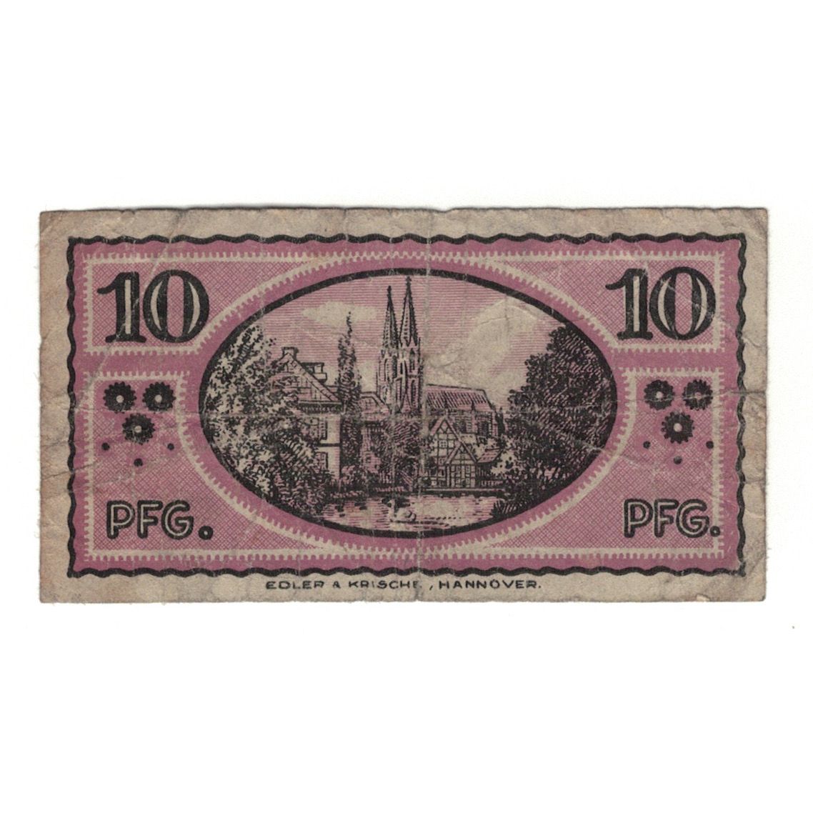 Banknote, Germany, Soest Stadt, 10 Pfennig, paysage, 1920, 1920-05-01