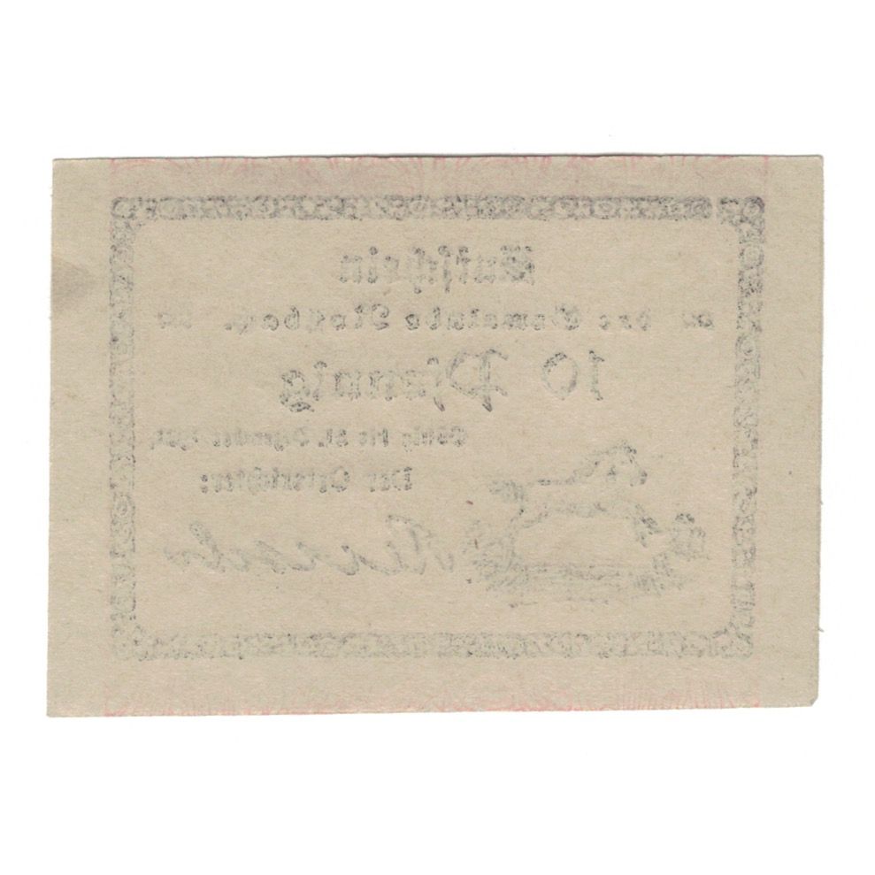 Banknote, Germany, Roßbach Gemeinde, 10 Pfennig, N.D, 1921, 1921-12-31