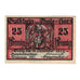 Banknote, Germany, Thale a.Harz Stadt, 25 Pfennig, personnage, 1922, 1922-12-31