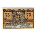 Banknote, Germany, Thale a.Harz Stadt, 75 Pfennig, personnage, 1922, 1922-12-31