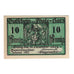 Banconote, Germania, Thale a.Harz Stadt, 10 Pfennig, paysage, 1922, 1922-12-31