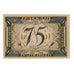 Banknote, Germany, Twistringen Sparkasse, 75 Pfennig, personnage, 1921