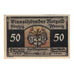 Banconote, Germania, Visselhövede Flecken, 50 Pfennig, batiment 1, 1922
