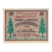 Banknote, Germany, Unterweißbach Gemeinde, 10 Pfennig, personnage, 1921