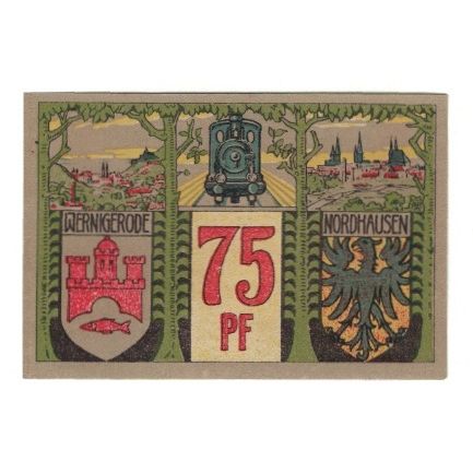 Banconote, Germania, Wernigerode Nordhausen-Wernigeroder Eisenbahngesellschaft