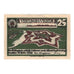 Geldschein, Deutschland, Vechta Stadt, 25 Pfennig, personnage 1, 1922