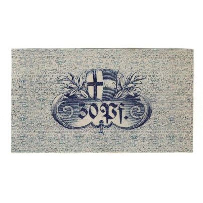 Geldschein, Deutschland, Vreden Stadt, 50 Pfennig, valeur faciale, 1917