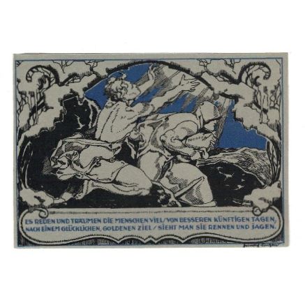 Banknote, Germany, Weimar Stadt, 50 Pfennig, personnage 1, 1921, 1921-03-01