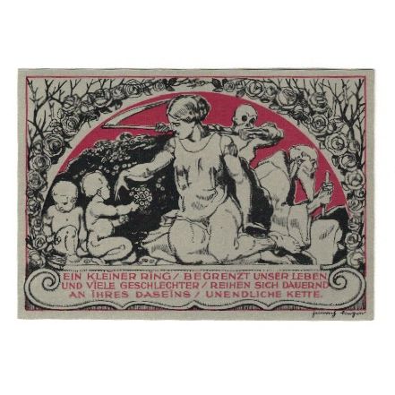 Banknote, Germany, Weimar Stadt, 50 Pfennig, personnage 2, 1921, 1921-03-01