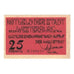 Banknote, Germany, Westerburg Stadt, 25 Pfennig, Fleurs, 1920, AU(55-58)